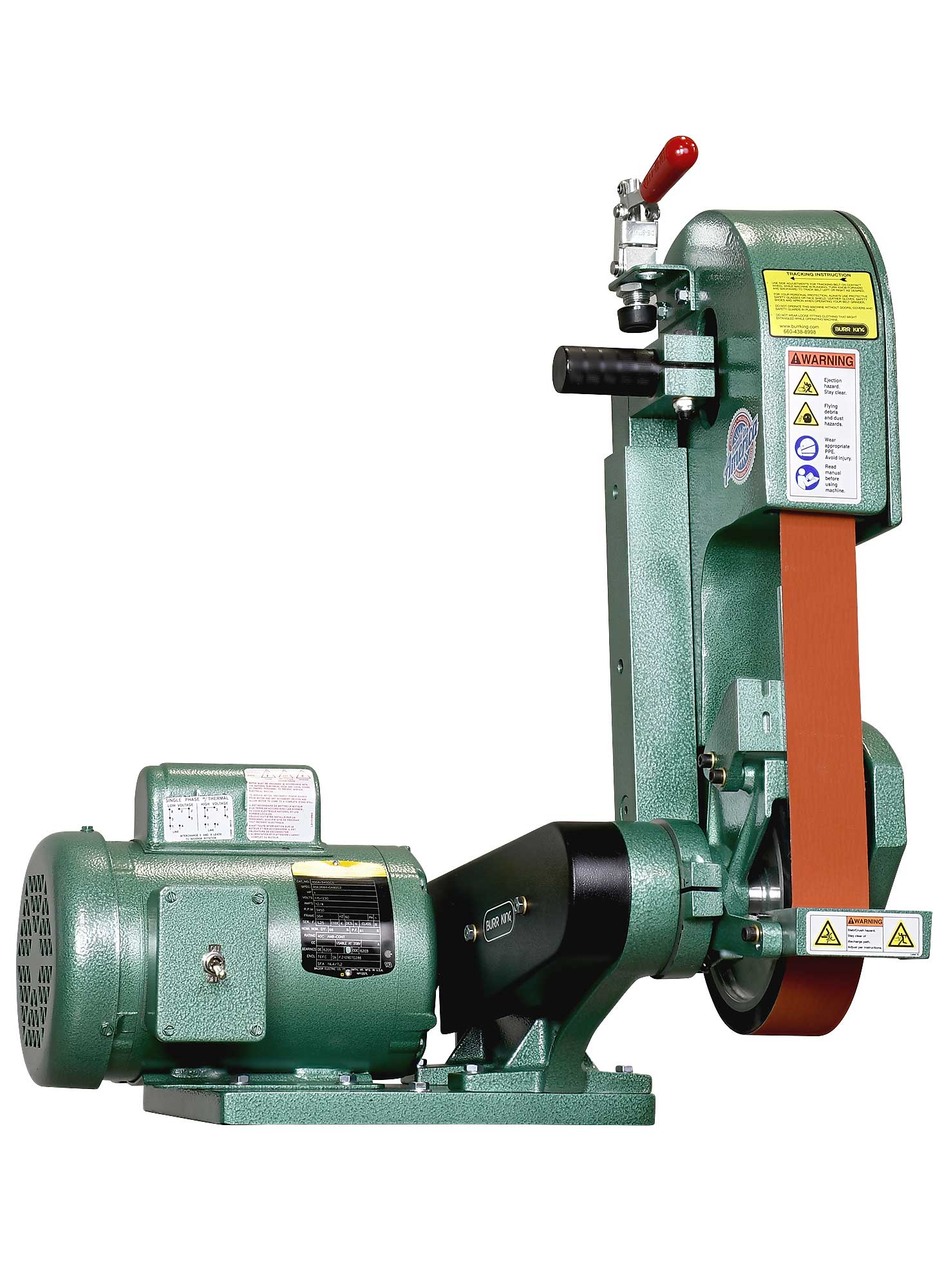 24820 fixed speed X400 Belt Grinder comes with an adjustable workrest.